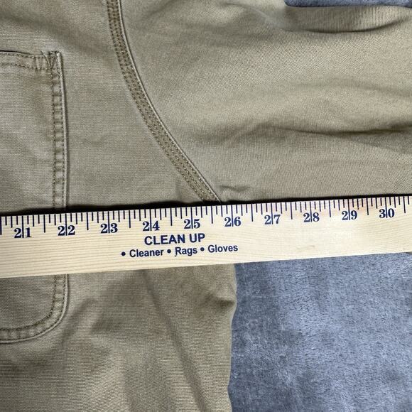 Carhartt Men's XL Chore Coat Beige Canvas Button Workwear Jacket Blanket Lined - Picture 3 of 7